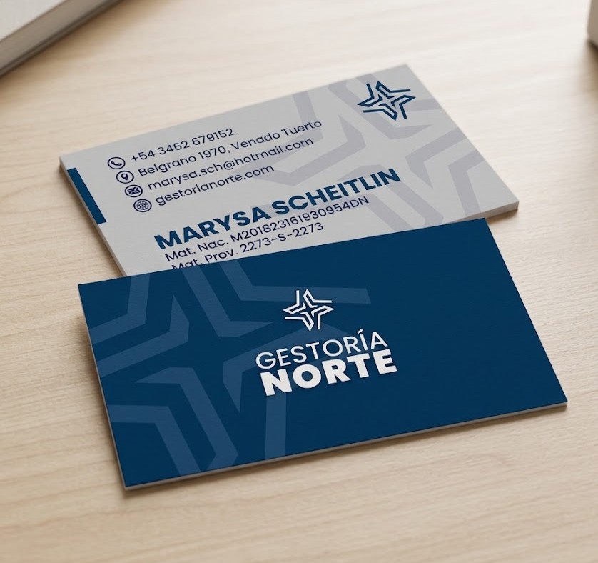 Gestoría Norte - Tarjetas de presentación